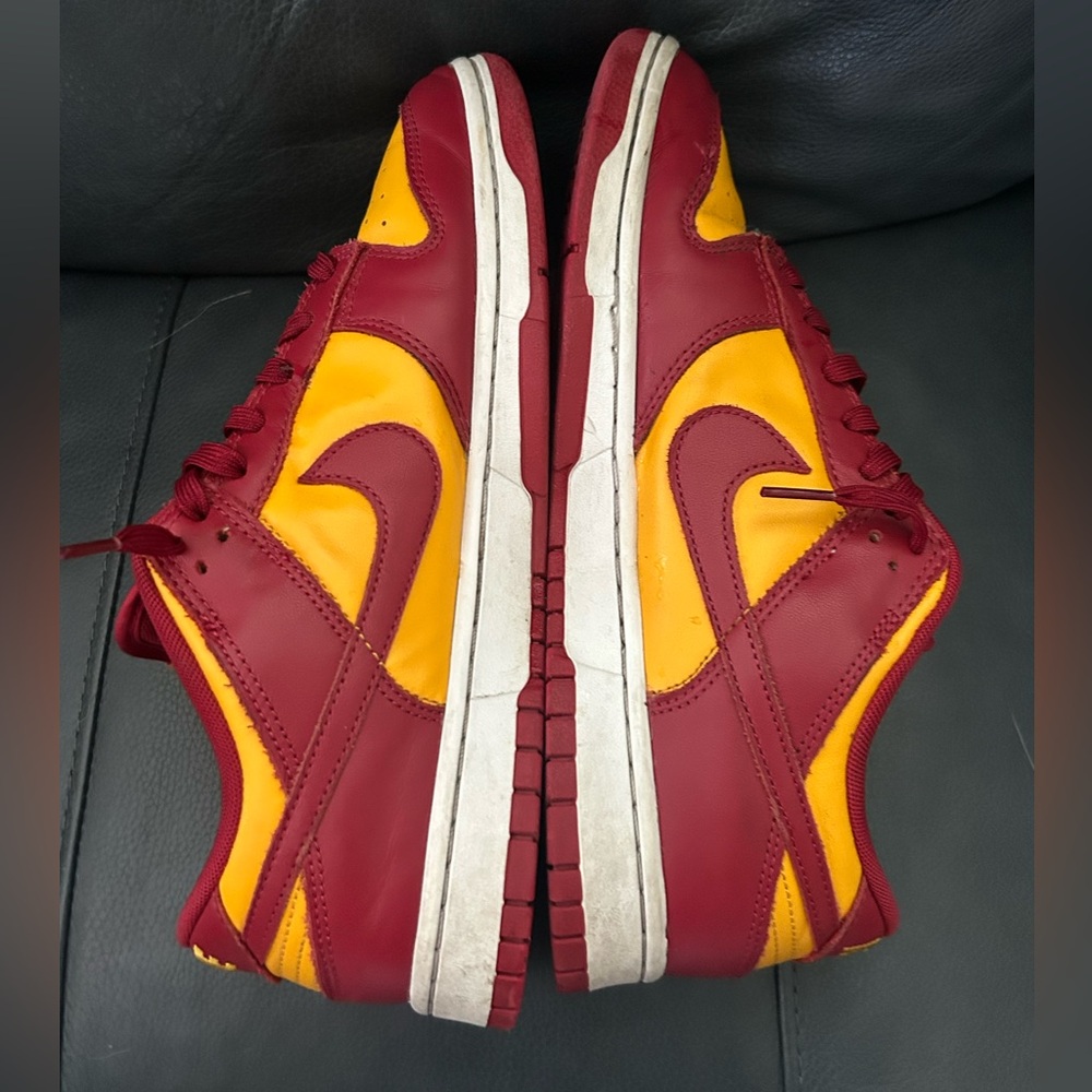 Nike Dunk Low USC Red Yellow Size 11M (Used/No box)